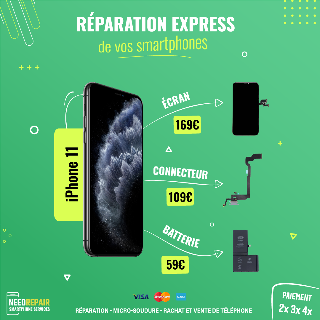Quel est le prix pour réparer son téléphone ?